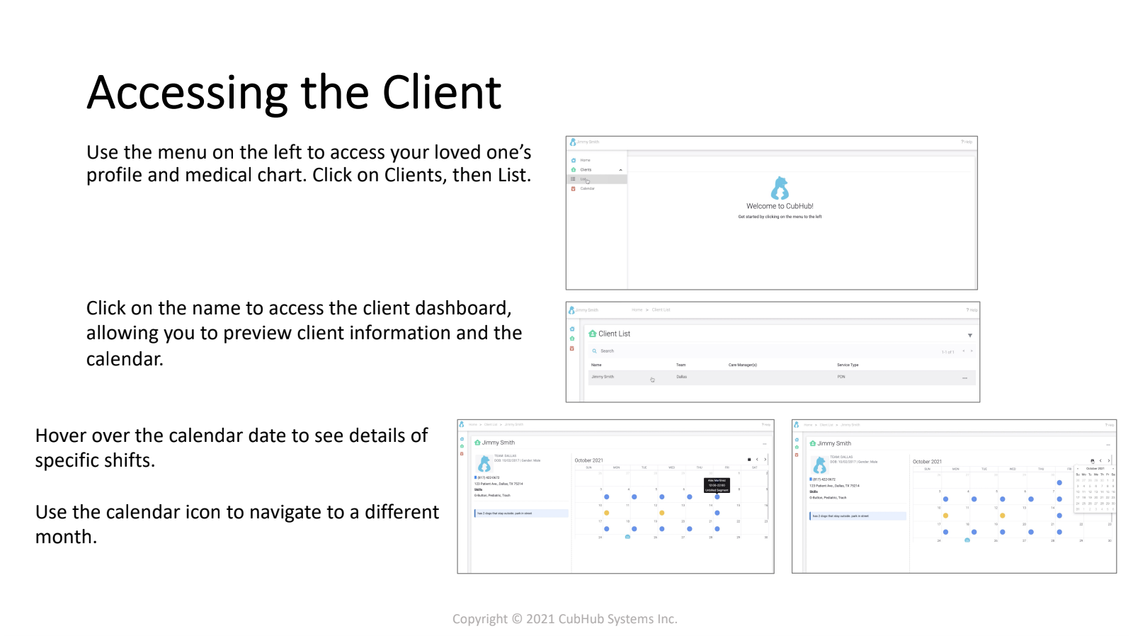 Family/Client Portal (Guide) – CubHub